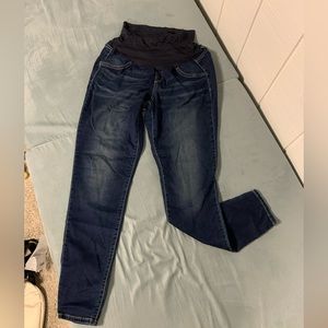 Maternity 🤰🏻 LONG Dark-Washed Jeggings